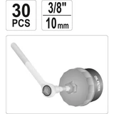 Kép 3/3 - Yato YT-0596 Dugókulcs készlet olajszűrőhöz 3/8" 30db-os