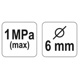 Kép 3/3 - Yató pumpafej, kerék szelephez 6mm 