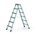 Kép 1/3 - Zarges Comfortstep B kétoldalas állólétra, alu, 2x6 fokos, 1.50m