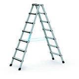 Kép 1/3 - Zarges Comfortstep B kétoldalas állólétra, alu, 2x7 fokos, 1.75m