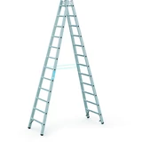 Kép 1/3 - Zarges Coni B kétoldalas állólétra, alu, 2x12 fokos, 3.46m