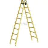 Kép 1/3 - Zarges Crestamax B kétoldalas állólétra, fa, 2x7 fokos, 2.02m