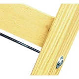 Kép 2/3 - Zarges Crestamax B kétoldalas állólétra, fa, 2x8 fokos, 2.29m