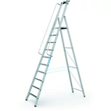 Kép 1/6 - Zarges Meistertritt S egyoldalas állólétra, alu, 10 fokos, 2.59m