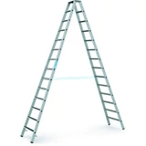 Kép 1/5 - Zarges R13step B kétoldalas állólétra, alu, 2x14 fokos, 3.67m