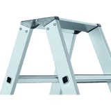 Kép 2/4 - Zarges R13step B kétoldalas állólétra, alu, 2x5 fokos, 1.32m