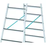 Kép 5/5 - Zarges R13step B kétoldalas állólétra, alu, 2x12 fokos, 3.15m