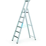 Kép 1/4 - Zarges R13step S lépcsős állólétra, alu, 6 fokos, 1.59m