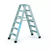 Kép 1/4 - Zarges Seventec B kétoldalas állólétra, alu, 2x6 fokos, 1.31m