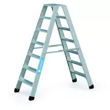 Kép 1/4 - Zarges Seventec B kétoldalas állólétra, alu, 2x8 fokos, 1.74m