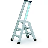 Kép 1/2 - Zarges Seventec RC S egyoldalas állólétra, alu, 3 fokos, 0.7m