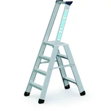 Kép 1/2 - Zarges Seventec RC S egyoldalas állólétra, alu, 4 fokos, 0.9m