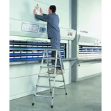 Kép 3/3 - Zarges XLstep B kétoldalas állólétra, alu, 2x8 fokos, 1.99m
