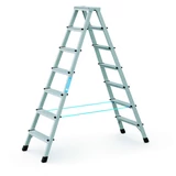 Kép 1/3 - Zarges XLstep B kétoldalas állólétra, alu, 2x7 fokos, 1.74m