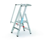 Kép 1/3 - Zarges ZAP Safemaster S dobogós létra, alu, 2 fokos, 0.52m