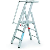 Kép 1/4 - Zarges ZAP Safemaster S dobogós létra, alu, 3 fokos, 0.79m