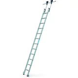 Kép 1/3 - Zarges Saferstep Trec LH guruló polclétra, alu, 12 fokos, 3.72m
