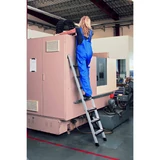 Kép 5/5 - Zarges Comfortstep L támasztólétra, alu, 8 fokos, 2.4m