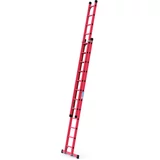 Kép 1/2 - Zarges Everest EFA 2E kétrészes tolólétra, GFK, 2x12 fokos, 6.03m