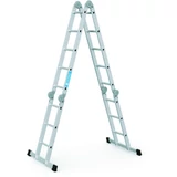 Kép 1/5 - Zarges Multitec M sokcélú létra, alu, 2x3+2x5 fokos, 4.74m