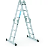 Kép 1/5 - Zarges Multitec M sokcélú létra, alu, 4x3 fokos, 3.62m