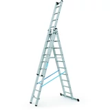 Kép 1/10 - Zarges Skymaster Plus X háromrészes létra, alu, 3x10 fokos, 6.90m