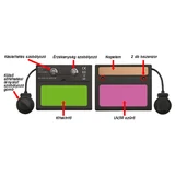 Kép 2/2 - Z-Tools hegesztőpajzs, automata sötétedő lángnyelv minta, DIN9-13