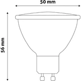 Kép 2/2 - Avide LED spot izzó, GU10, 7W, 3000K