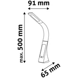 Kép 5/5 - Avide LED Asztali Lámpa Üzleti Bőrhatású Naptár Barna 6W