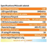 Kép 3/5 - Avide LED Asztali Lámpa Érintésvezérelt Dimmer Fehér 10W