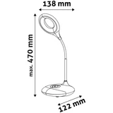 Kép 5/5 - Avide LED Asztali Lámpa RGB Fehér 4W
