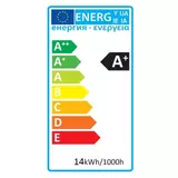 Kép 4/6 - Avide (Titania-O) Cseppálló Ovális IP54 14W NW 4000K Fehér