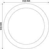 Kép 5/6 - Avide (Titania-R) Cseppálló Kerek IP54 14W NW 4000K Fekete