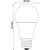 Kép 5/5 - Avide LED Globe A60 8W E27 240° WW 3000K