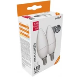 Kép 2/2 - Avide gyertya LED izzó, E14, 6W, 4000K, 2db