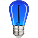 Kép 1/2 - Avide körte LED izzó, E27, 0.6W, kék