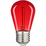 Kép 1/2 - Avide körte LED izzó, E27, 0.6W, piros
