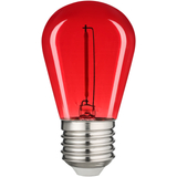 Kép 1/2 - Avide körte LED izzó, E27, 0.6W, piros
