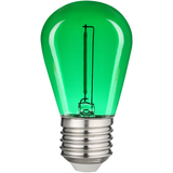 Kép 1/2 - Avide körte LED izzó, E27, 0.6W, zöld