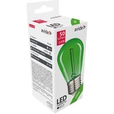Kép 2/2 - Avide körte LED izzó, E27, 0.6W, zöld