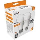 Kép 2/2 - Avide A60 körte LED izzó, E27, 13W, 4000K, 2db