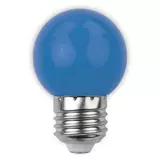 Kép 1/2 - Avide kis gömb LED izzó, E27, 1W, kék