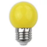 Kép 1/2 - Avide kis gömb LED izzó, E27, 1W, sárga