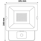 Kép 5/5 - Avide LED Reflektor Slim SMD 30W NW 4000K Mozgásérzékelős PIR