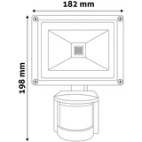 Kép 5/6 - Avide LED Reflektor 20W NW 4000K Mozgásérzékelős PIR