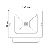 Kép 3/3 - Avide LED reflektor, semleges fehér, IP65, 1600lm, 20W