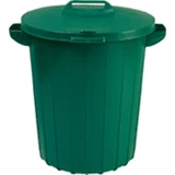 Kép 1/2 - Keter műanyag kültéri szemetes, 90L, zöld