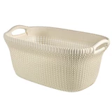 Kép 1/2 - Curver Knit ruháskosár 40L, krém