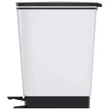 Kép 3/5 - Curver Chic pedálos szemetes, fekete/ezüst, 25L