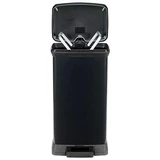 Kép 2/3 - Curver Deco-bin pedálos szemetes, 50l, fekete